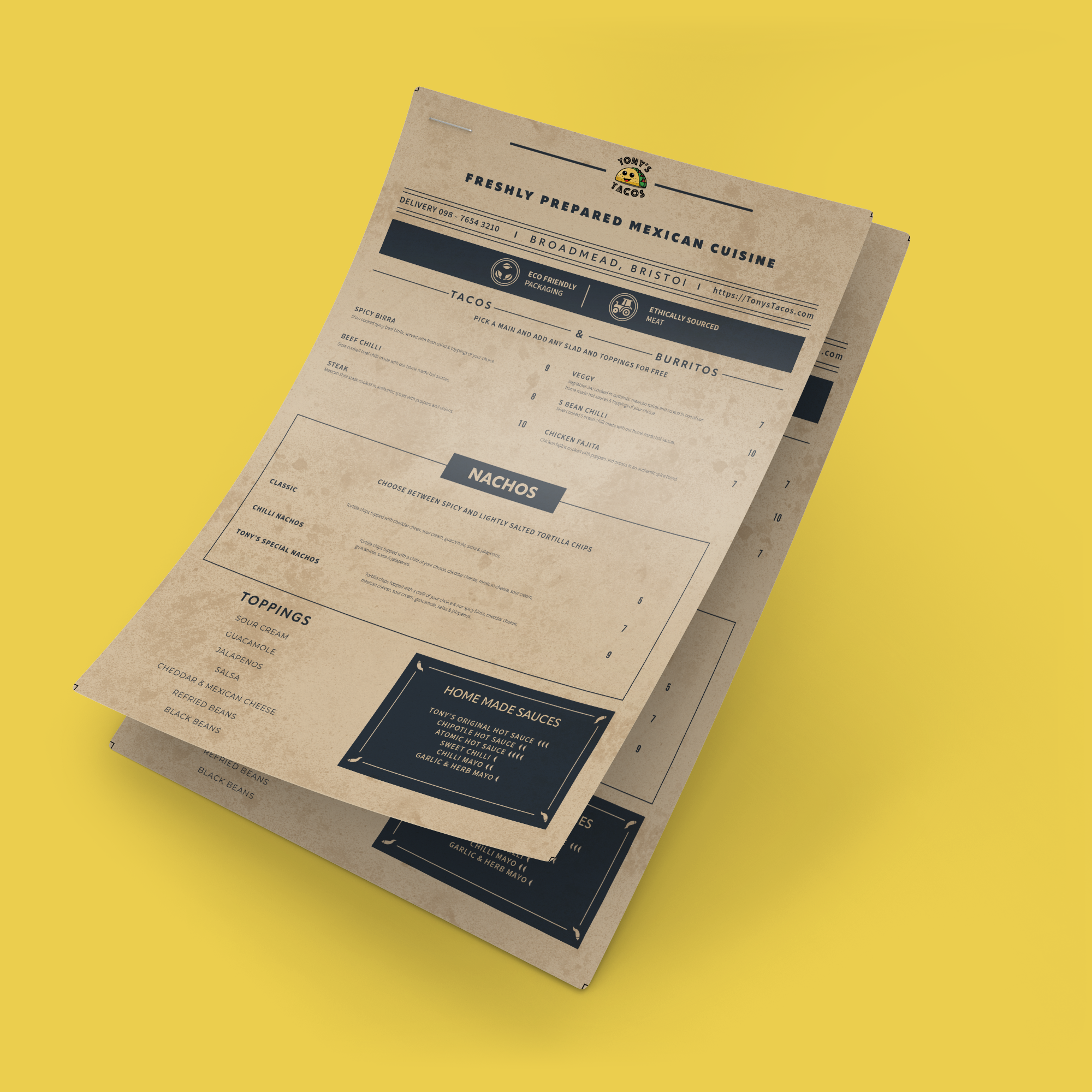 image of the menu