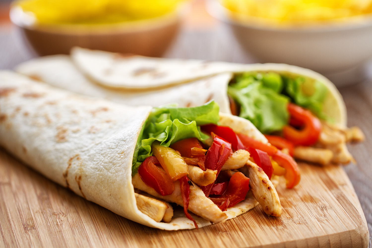 chicken fajitas